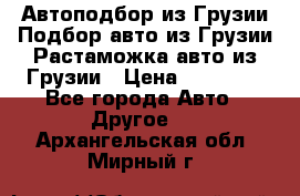 Автоподбор из Грузии.Подбор авто из Грузии.Растаможка авто из Грузии › Цена ­ 25 000 - Все города Авто » Другое   . Архангельская обл.,Мирный г.